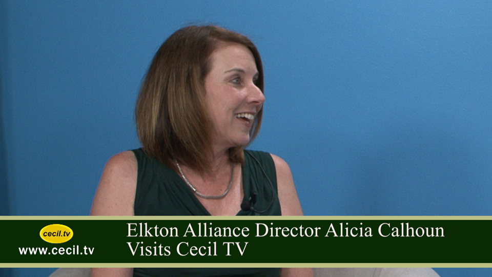 Elkton Alliance Director Alicia Calhoun Visits Cecil TV