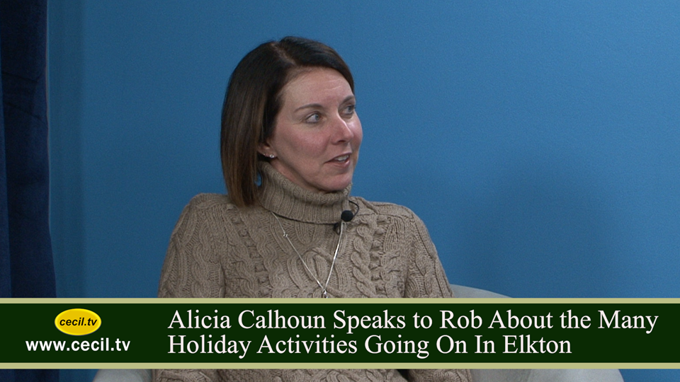 Alicia Calhoun Speaks to Rob About the Many Christmas Activities Goin On In Elkton